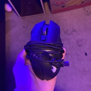 Logitech G502, still works like brand new, wasn’t used for even a month hardly.